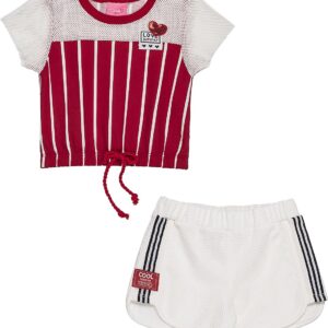 CONJUNTO MC BLUSA J3245 SHORTS J3246 MENINA MOMI J3319