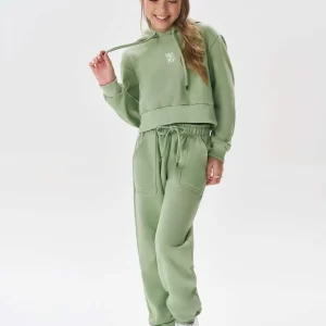 Conjunto De Blusão E Calça Em Moletom