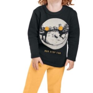 Conjunto Smile Com Calça 100% Algodão