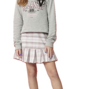 Conjunto Blusão Boxy e Saia