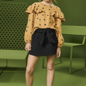 Conjunto Blusa E Short Saia