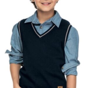 Colete Em Tricot 100% Algodão