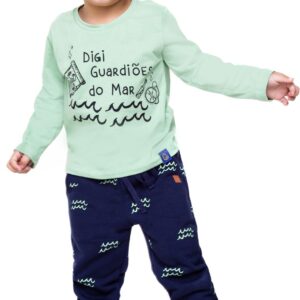 Conjunto Com Calça Em Moletom