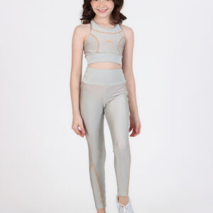 Cropped Isa Trilobal Em Malha Confort Fit Teen Menina