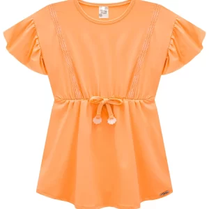 Saída de Praia em Malha UV Dry com Proteção UV 50+ Infantil Menina