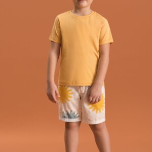 Conjunto Camiseta E Bermuda Infantil Menino