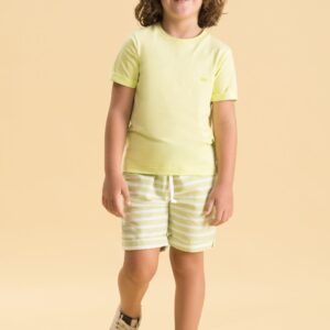 Conjunto Camiseta E Bermuda Infantil Menino