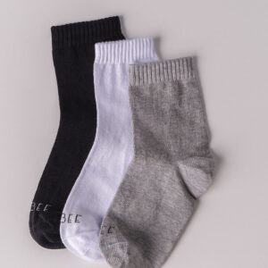 Kit Meia 3 Pares Cano Médio Infantil