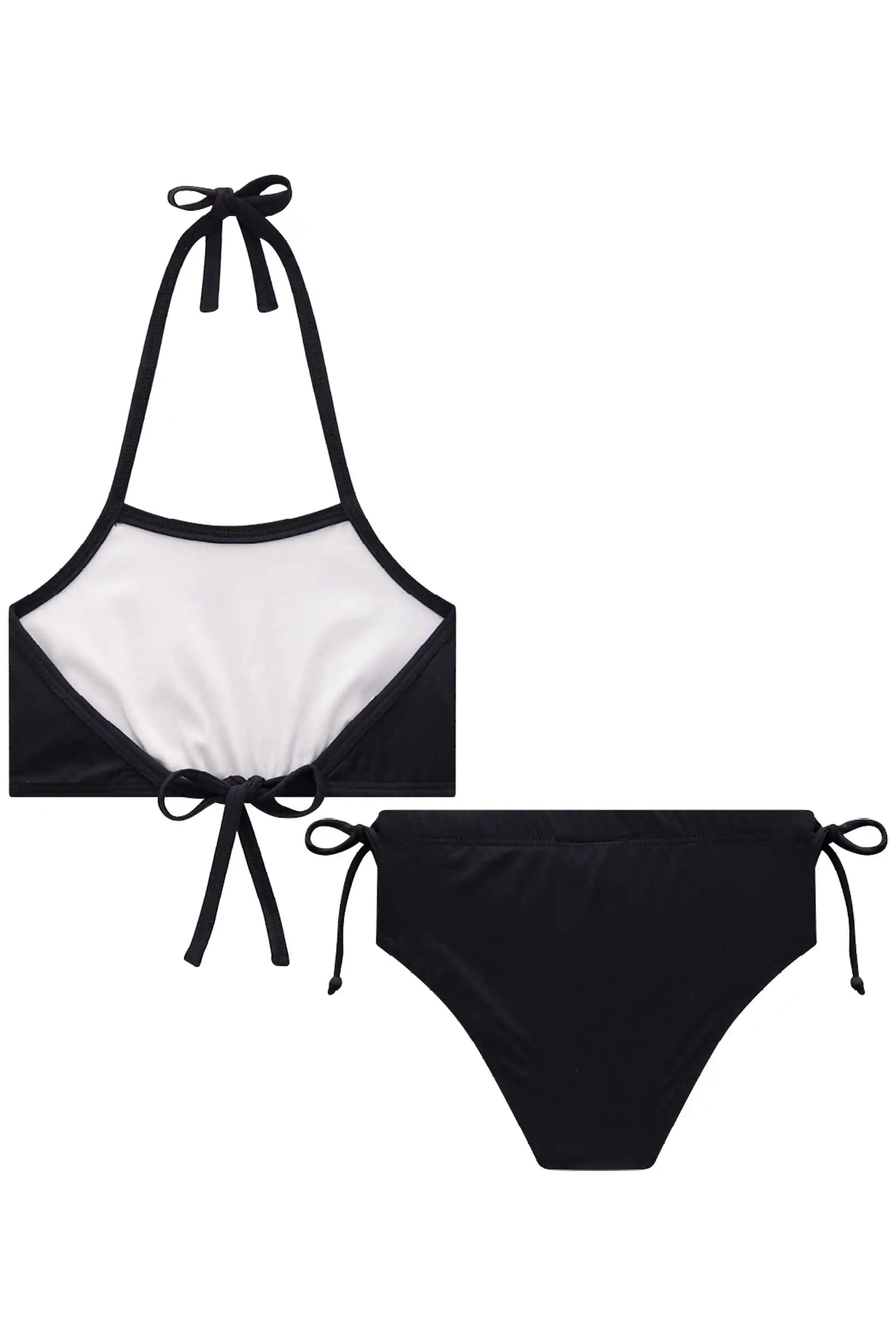 Biquíni em Malha Uv Dry com Proteção UV 50+ Infantil Menina Verde Neon - Imagem 5