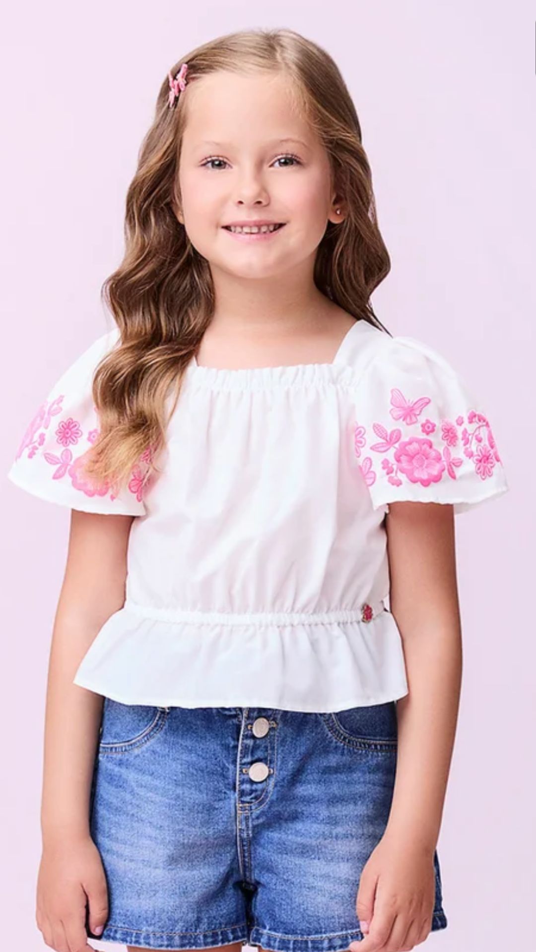 Blusa Estampa Flores - Imagem 4