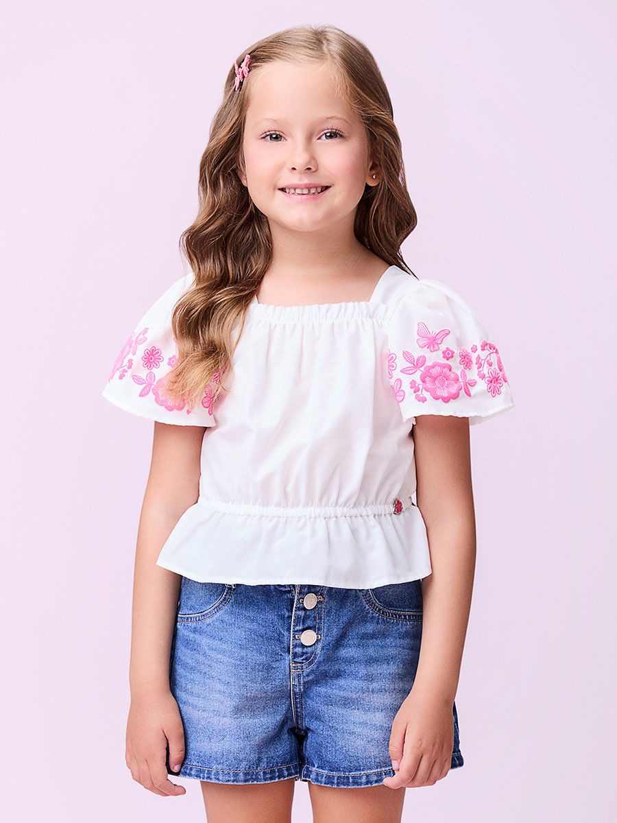 Blusa Estampa Flores - Imagem 2