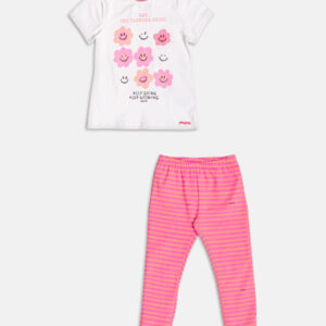 Conjunto Blusa Manga Curta E Legging