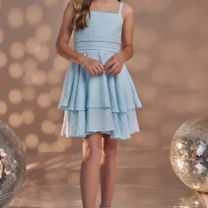 Vestido Em Alfaiataria Glow Azul Claro