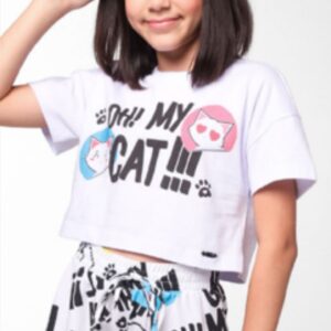 Conjunto Feminino Cropped e Short