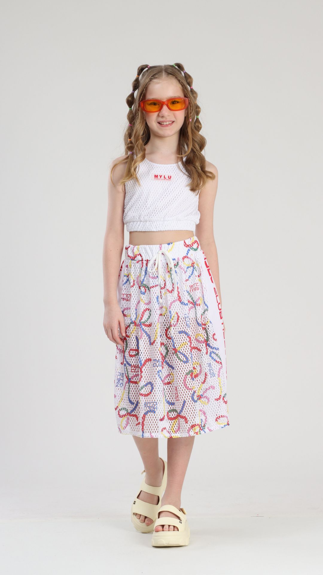 Conjunto Feminino Cropped E Saia Midi - Imagem 4