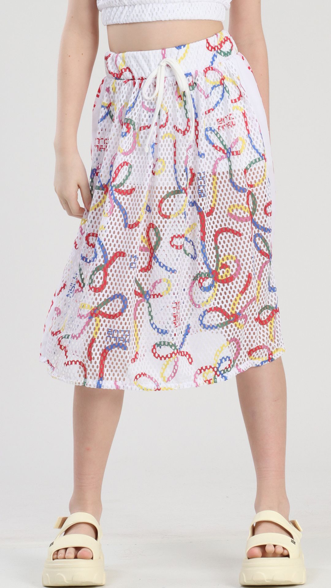 Conjunto Feminino Cropped E Saia Midi - Imagem 3